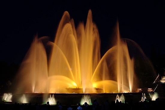 Montjuic fontána