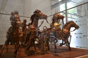 Chocolate Statues, Chocolate Museum in Barcelona