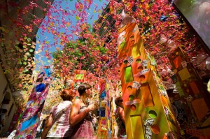 ตกแต่งถนน Festa เมเจอร์ de Gracia