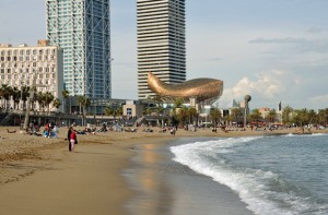 The Golden Fish, Barceloneta, Barcelona