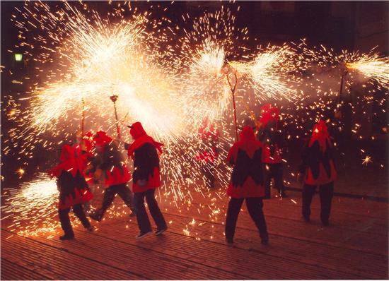 Traditionel Fire Kør, Barcelona