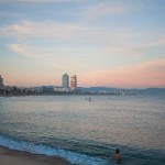 Η παραλία Barceloneta, Βαρκελώνη