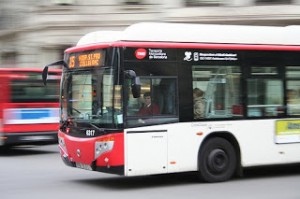 バス、バルセロナ