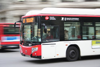 公交車，巴塞羅那