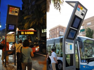 Bus stops, Barcelona