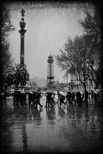 Rainy Days in Barcelona