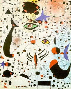 Joan Miro Abstrakt maleri