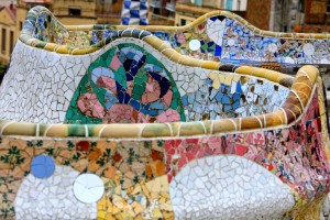 Park Guell Mosaic Bench