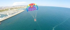 Parasailing in Barcelona